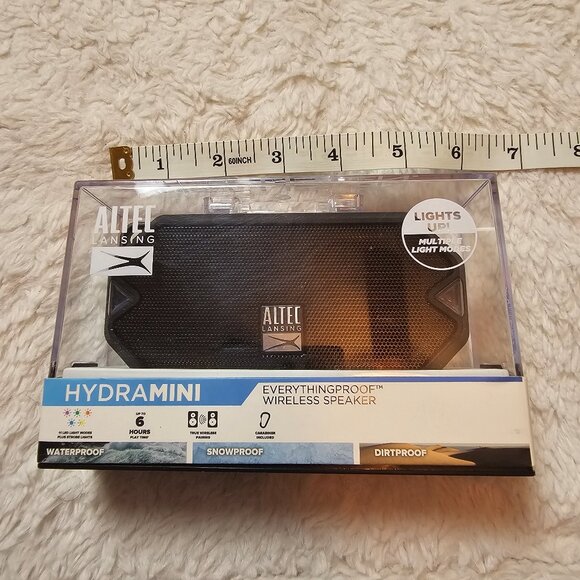 Altec Lansing Hydramini Waterproof Everything Proof Wireless Speaker Black NIB - Picture 4 of 4